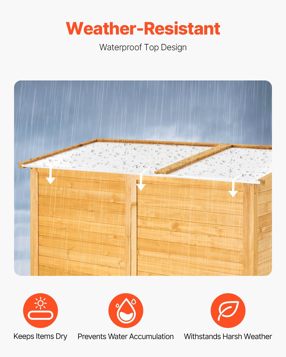 Outdoor Wooden Storage Shed