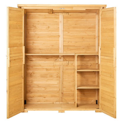 Outdoor Wooden Storage Shed